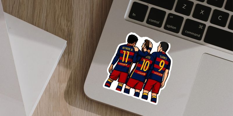 Barca Football Stickers