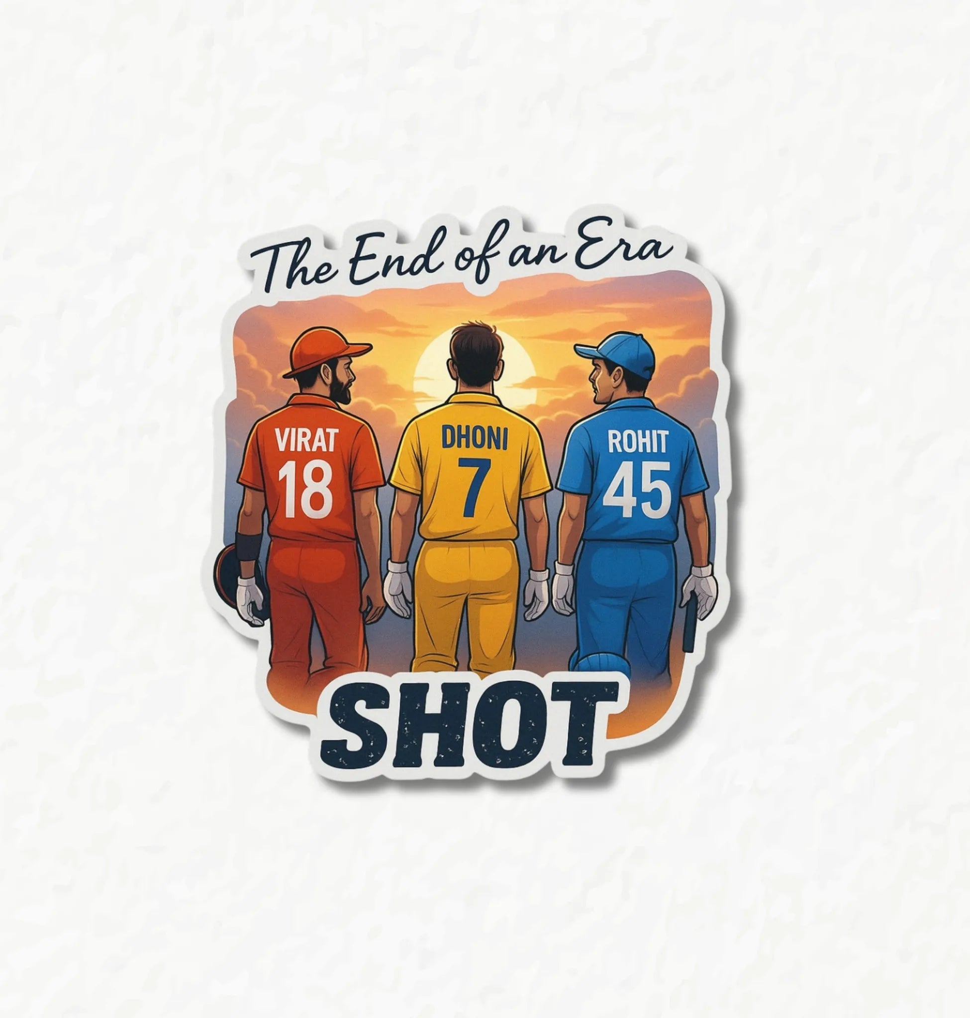 End of an Era: Virat × Dhoni × Rohit