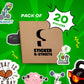 FITENSS & GYM STICKERS PACK OF 20