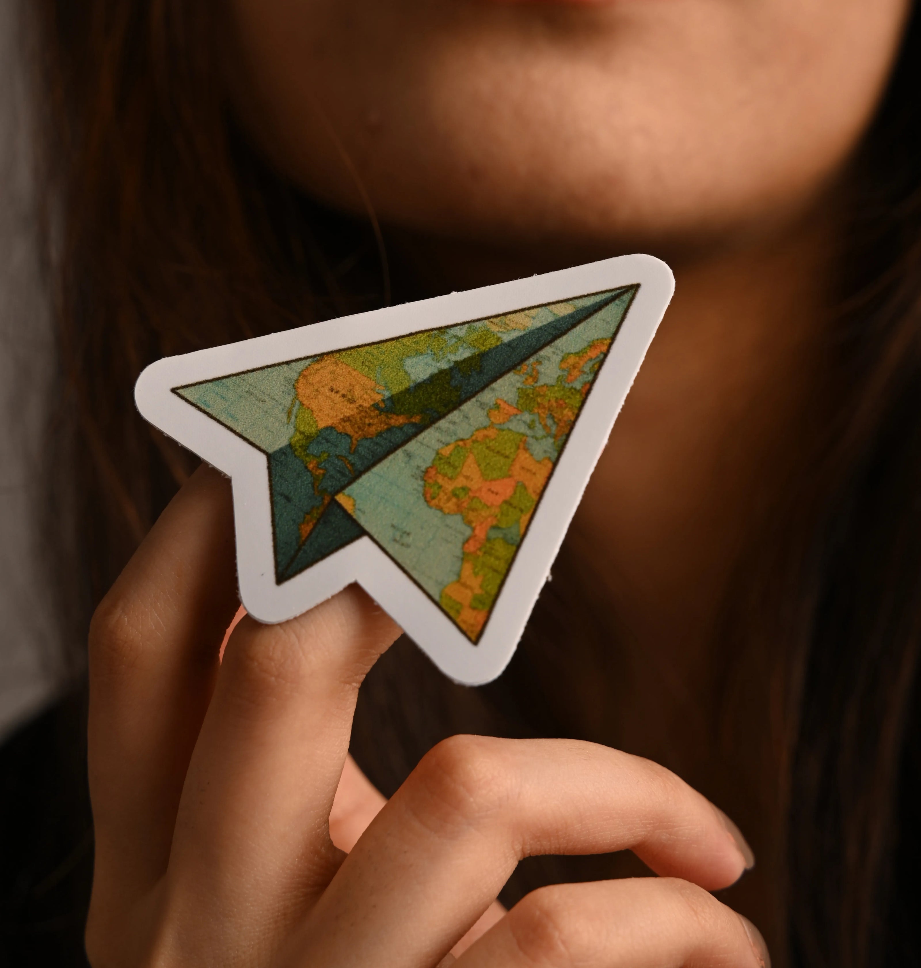 Globe Paper Plane