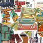 TRAVEL STICKERS PACK OF 20