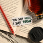In short, I'm High